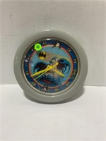 Batman, gray collector clock battery operated