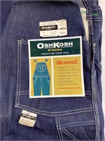 OshKosh bib overall W/ tags 34 36
