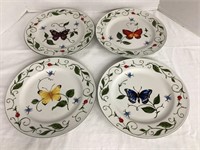 Four Tabletops Unlimited Butterfly Plates