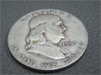 Silver 1953-S Franklin Half Dollar