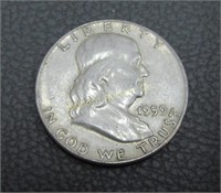Silver 1959-S Franklin Half Dollar