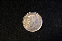 1917 United Kingdom 3 Silver Pence Coin