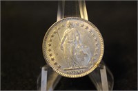 1962 Switzerland 1 Franc Silver Coin