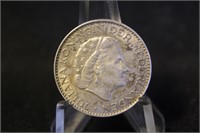 1957 Netherlands 1 Silver Gulden Coin