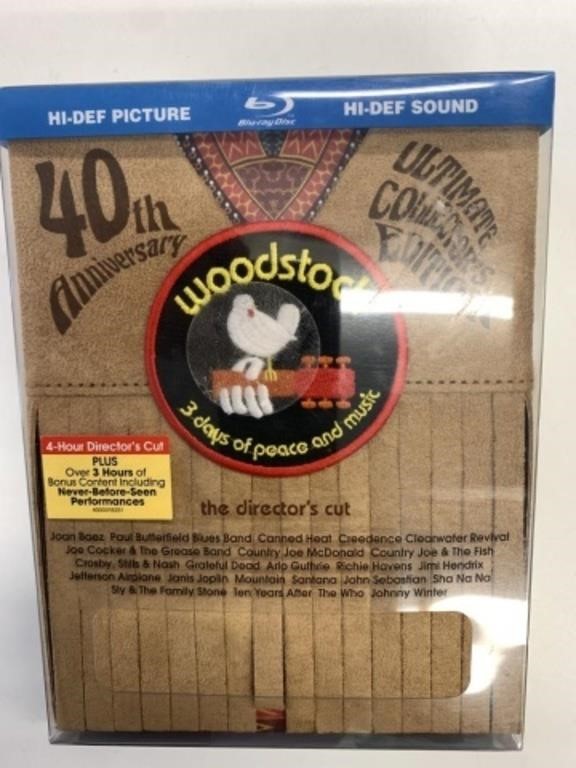 New Sealed Ultimate Woodstock Blu-Ray Set