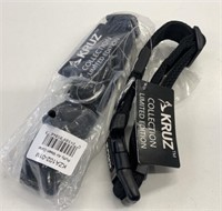 2 New Kruz Dog Puffy Air Mesh Collars