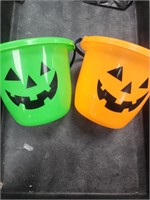 Trick or Treat Plastic Pails