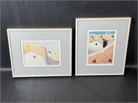 Signed Abstract Framed Prints