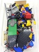 Legos in Plastic Shoebox Size Container