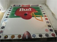 Large Budweiser Football Sign