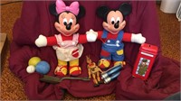 Mickey Mouse and other collectible toys