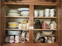 Cabinet Contents - Everyday Dishes, Etc.