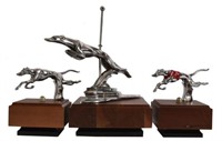 3 Desmo Greyhound Hood Ornaments