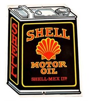 Shell-Mex Motor Oil Can Porcelain Sign