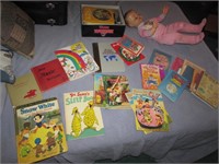 old doll & kids books