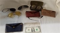 Vintage sunglasses  and ray ban cases