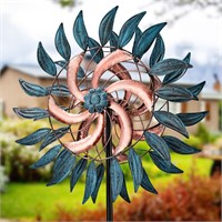 82 Inch Outdoor Metal Wind Spinners, Large Fancy