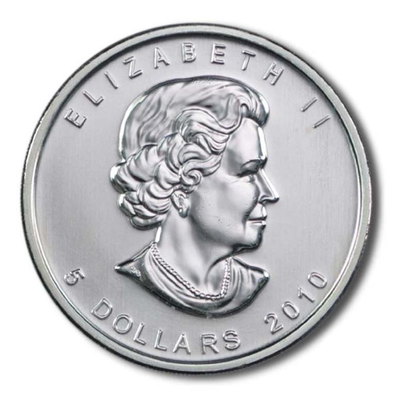 1oz .999 Silver 2010 Canada $5 Coin