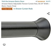 MSRP $20 Tension Shower Rod