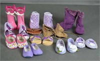 American Girl Bag of Shoes Pink Boots