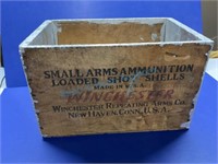 Winchester ammo box has been painted on three