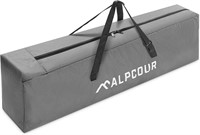 WF6171  Alpcour 42" Grey Polyester Bag, Camping Co