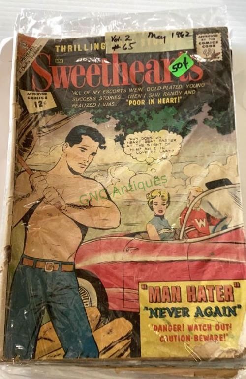 Romance comics from the 1960s and 1970s - lot of