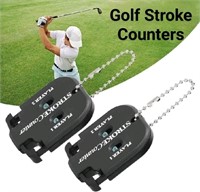 NEW Lot Of 2 Golf Stroke Counters With Key Chain