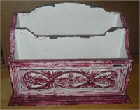 Hand Painted Shabby Chic Letter Organizer