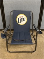 Miller Light Beer Beach Chair 22.5"x20”x24”