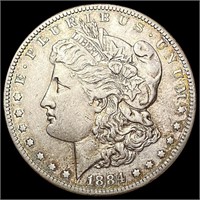 1884-S Morgan Silver Dollar CLOSELY UNCIRCULATED