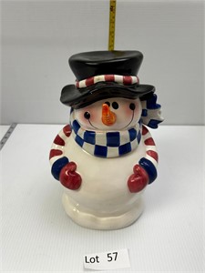 Gibson Snowman Cookie Jar