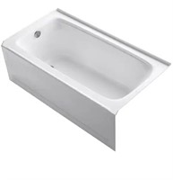 60 in. x 32 in. Bathtub with Left-Hand Drain