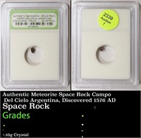 Authentic Meteorite Space Rock Campo Del Cielo Arg