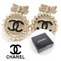 Chanel Coco Ribbon Earrings