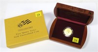 2008-W $10 Gold First Spouse uncirculated coin,