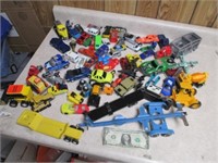 Large Lot of Toy Cars & Trucks - Some Vintage