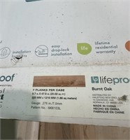 (4) Lifeproof Burnt Oak Flooring 20.02 Sq Ft.