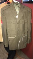 Vintage Military Jacket, Leather Jackets