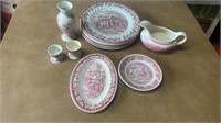 Red Transfer Ware China