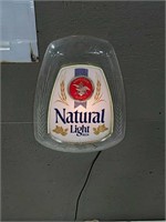 Natural Light beer wall hanging light