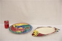 4 Section Serving Tray & Fish Platter