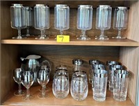 Vintage Mixed Glassware & Pitcher Lot - Ck Pics,