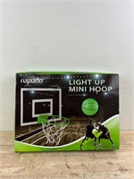 New light up mini basketball hoop