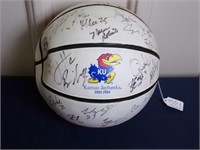 2003-2004 KU Team Signed Basketball