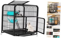 30inch Durable Cat Cage, Thickened Metal Wire Cat