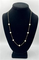 14k Pearl Necklace - 5.8g TW
