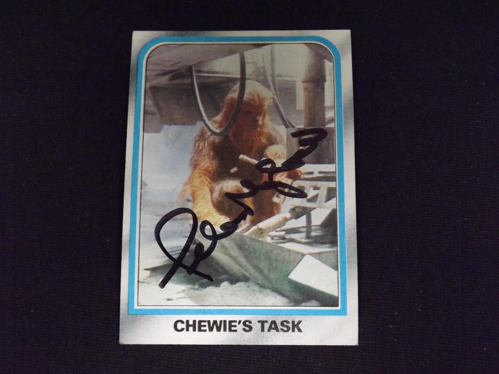 1980 STAR WARS PETER MAYHEW AUTOGRAPH COA