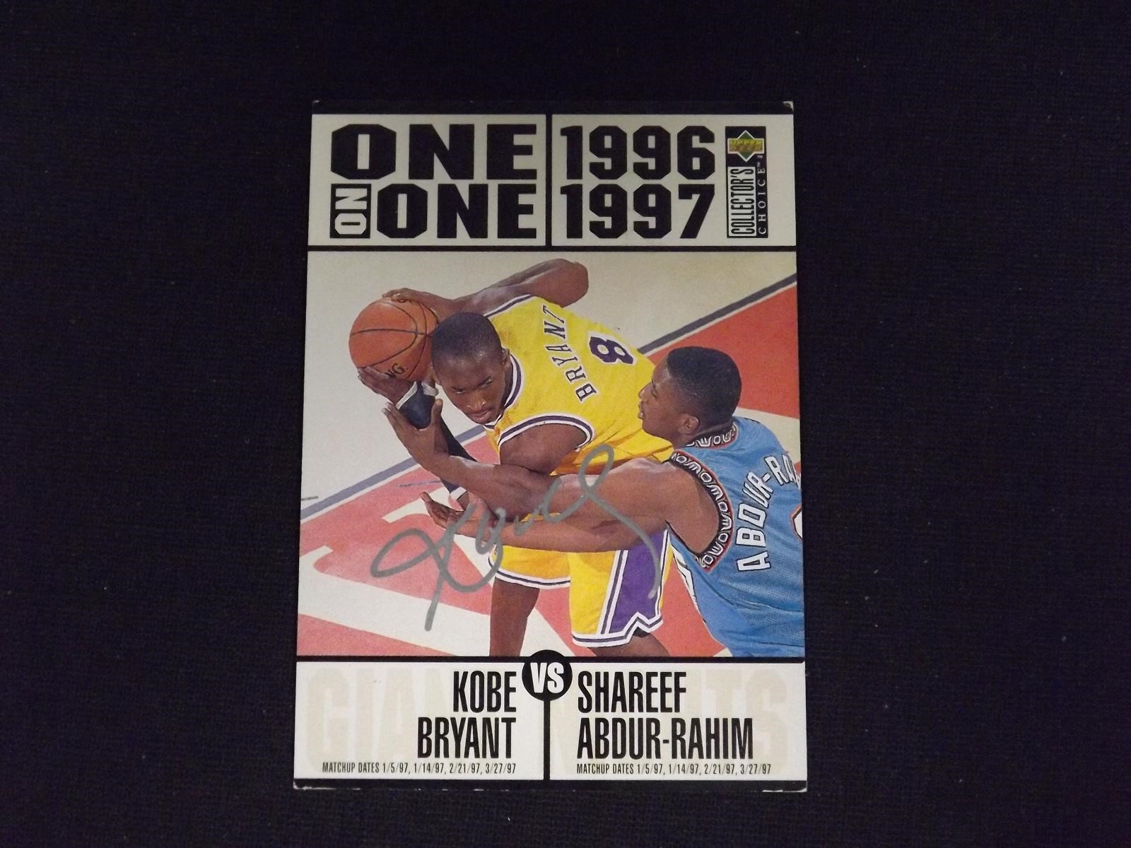 1996-97 UD KOBE BRYANT AUTOGRAPHED RC COA