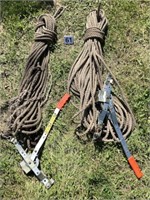 Two (2) 120' Rigging Ropes- 7,000 Working Load